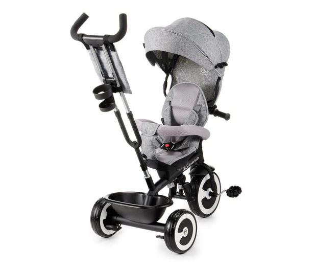 Kinderkraft Rowerek Trójkołowy Aston Grey - 463171 - zdjęcie 3